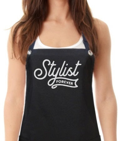 Hair Stylist Apron "HAIR STYLIST FOREVER" from Trendy Salon Aprons