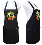 Vintage Flowery Nail Tech Apron from Trendy Salon Aprons