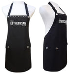 Esthetician Apron with studs, rivets and grommets-Trendy Salon Aprons