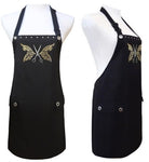 Hair Stylist Apron with flap pockets from Trendy Salon Aprons