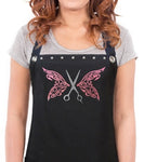 Hair Stylist Apron with BUTTERFLY design from Trendy Salon Aprons