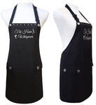 Hair Stylist Apron with rivets and grommets from Trendy Salon Aprons