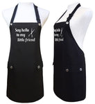 Hair Stylist Apron front and side view