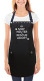 Dog Grooming Apron with design SPAY NEUTER RESCUE ADOPT