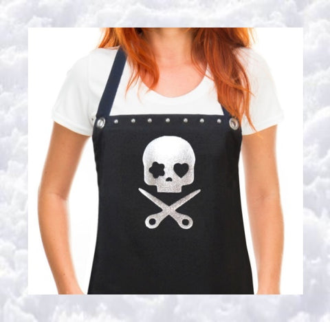 Scissors Apron Trendy Salon Aprons - Stylists, Nail Techs, Dog Groomers, Estheticians