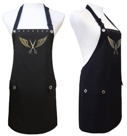 Scissors Apron Hair Stylist Apron WINGED SCISSORS – Trendy Salon Aprons