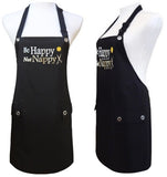 Hair Stylist Apron black, silver and gold from Trendy Salon Aprons