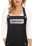 Dog Grooming Apron FUROLOGIST front view from Trendy Salon Aprons