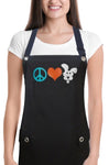 Dog Grooming Apron with paw print or face from Trendy Salon Aprons