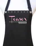 pink Hair Stylist Apron TEASER from Trendy Salon Aprons