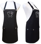 Nail Tech Apron front and side view 
