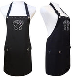 Nail Tech Apron front and side view 