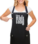 Nail Tech Apron called THE NAIL LADY from Trendy Salon Aprons